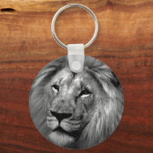 Zwart-witleeuw Sleutelhanger (Voorkant)