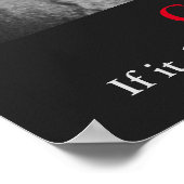 Zwart-witleeuwsuitdaging Poster (Hoek)