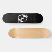 Zwart-witletters S - twee Scorpions Persoonlijk Skateboard (Horizontaal)