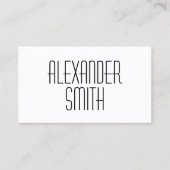 Zwart-witlettertype Indie Author Visitekaartje (Voorkant)