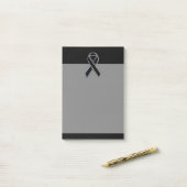 Zwart-witlintbewustzijn Post-it® Notes (Op bureau)