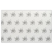 Zwart-witlly Stof (Fat Quarter)