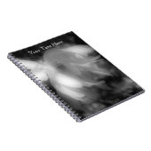 Zwart-witmagnolievloer Notitieboek (Rechterzijde)