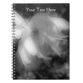 Zwart-witmagnolievloer Notitieboek (Voorkant)