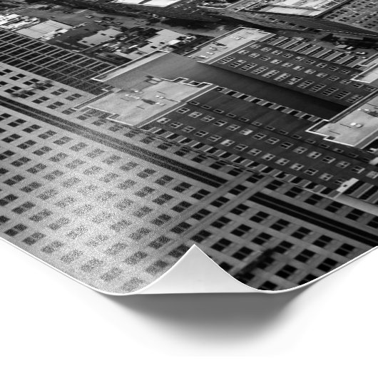 Zwart-witManhattan-uitzicht Foto Afdruk (Hoek)