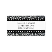 Zwart-witmasker Etiket (Voorkant)