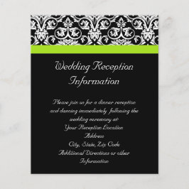 Zwart-witmasker met Chartreuse Green Accent Strip