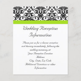 Zwart-witmasker met Chartreuse Green Accent Strip