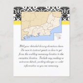 Zwart-witmasker met levendige geel (Achterkant)