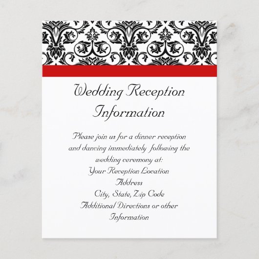 Zwart-witmasker met Ravishing Red Accent (Voorkant)