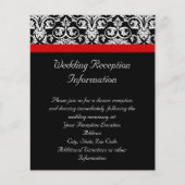 Zwart-witmasker met Ravishing Red Accent (Voorkant)