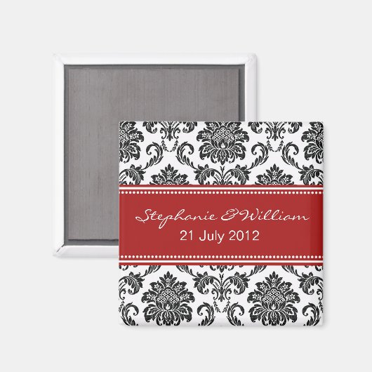 Zwart-witmasker opslaan Datum magneet (Voorkant / Achterkant)