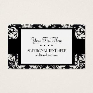 Zwart-witmasker Visitekaartjes