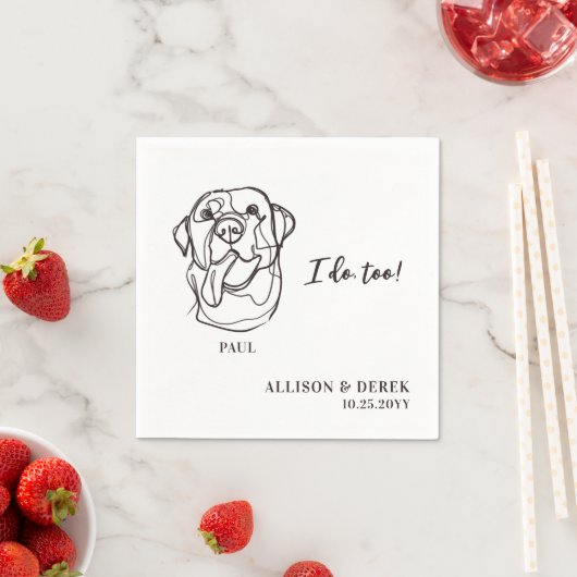 Zwart-witminimalistisch tandwieltje servet (Insitu)