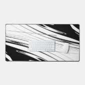 Zwart-witmoderne Bureaumat (Keyboard & Muis)