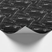 Zwart-witmoderne Cadeaupapier (Hoek)