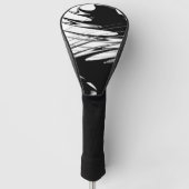 Zwart-witmoderne Golfheadcover (Voorkant)