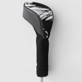 Zwart-witmoderne Golfheadcover (Schuin)