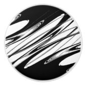 Zwart-witmoderne Keramische Knop (Voorkant)