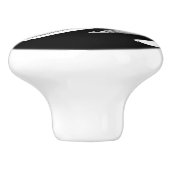 Zwart-witmoderne Keramische Knop (Zijkant)