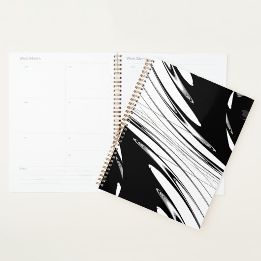 Zwart-witmoderne Planner (Display)