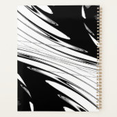 Zwart-witmoderne Planner (Achterkant)