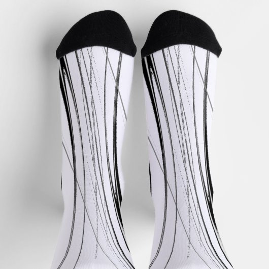 Zwart-witmoderne Sokken (Top)