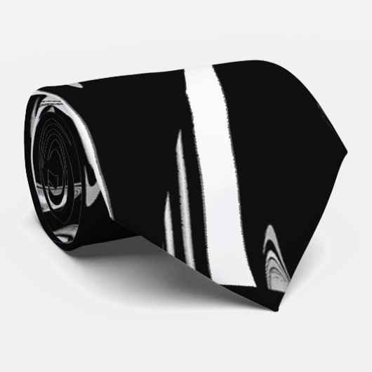 Zwart-witmoderne Stropdas (Opgerold)