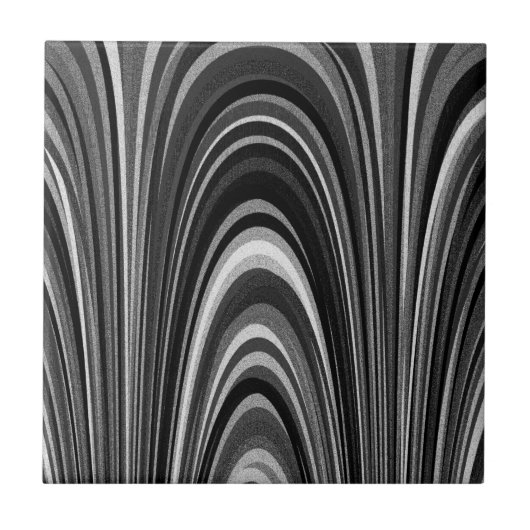 Zwart-witmoderne Tegeltje (Voorkant)