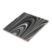 Zwart-witmoderne Tegeltje (Zijkant)