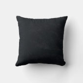 Zwart-witmonogram huwelijksplein kussen (Achterkant)