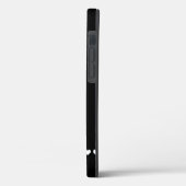 Zwart-witmonogram Initiaal Case-Mate iPhone Case (Achterkant / Links)