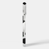 Zwart-witmonogram Voetbal Case-Mate iPhone Case (Achterkant / Rechts)