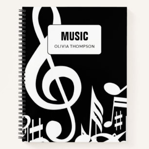 Zwart-witmuziek Lesson Composition Book Notitieboek