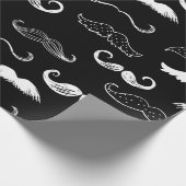 Zwart-witmuziek naadloos herhalingsachtergrond cadeaupapier (Hoek)