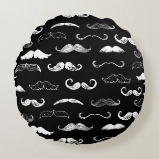 Zwart-witmuziek naadloos herhalingsachtergrond rond kussen