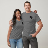 zwart-witmuzieknotitie t-shirt (Unisex)