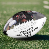 Zwart-witnaamnummer Team Foto American Football