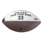 Zwart-witnaamnummer Team Foto American Football (Gedraaid 270)