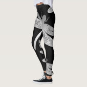 Zwart-witnavigatievenster Leggings (Links)