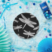 Zwart-witnavigatievenster Papieren Bordje (Feest)