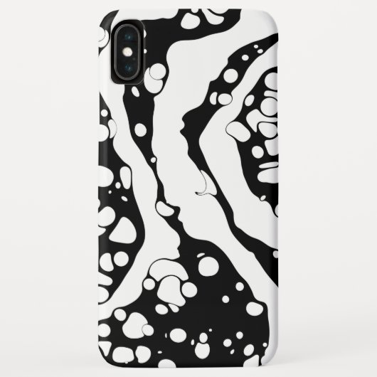 Zwart-witonthouding Case-Mate iPhone Case (Achterkant)