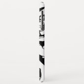 Zwart-witonthouding Case-Mate iPhone Case (Achterkant/links)