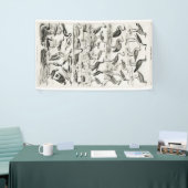 Zwart-witornithologie Collectie Spandoek (Beurs)