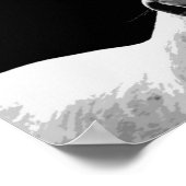 Zwart-witpaartje Poster (Hoek)