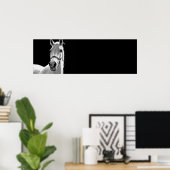 Zwart-witpaartje Poster (Thuiskantoor)