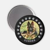 Zwart-witpagina Drukt Lijst Pet foto Magneet (Voorkant / Achterkant)