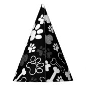 Zwart-witpagina's en Botten hond Feesthoedjes (Achterkant)