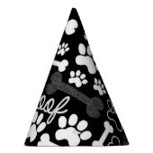 Zwart-witpagina's en Botten hond Feesthoedjes (Rechts)