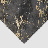 Zwart-witpapier en goudmarmer tissuepapier (Detail)